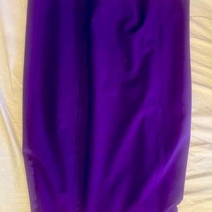 Versace size purple pencil skirt